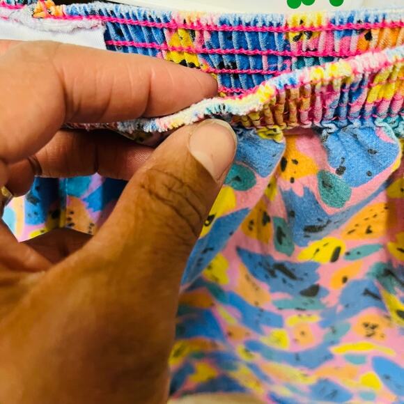 Vintage 80's Trend Basics Girls XL (14-16) Summer Shorts Elastic Waist Stranger - Picture 3 of 7